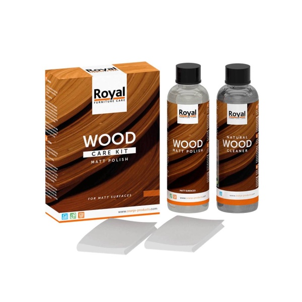 Hout verzorging kit - Wood StarterKit MattPolish+Clean 2x250ml 2836 1